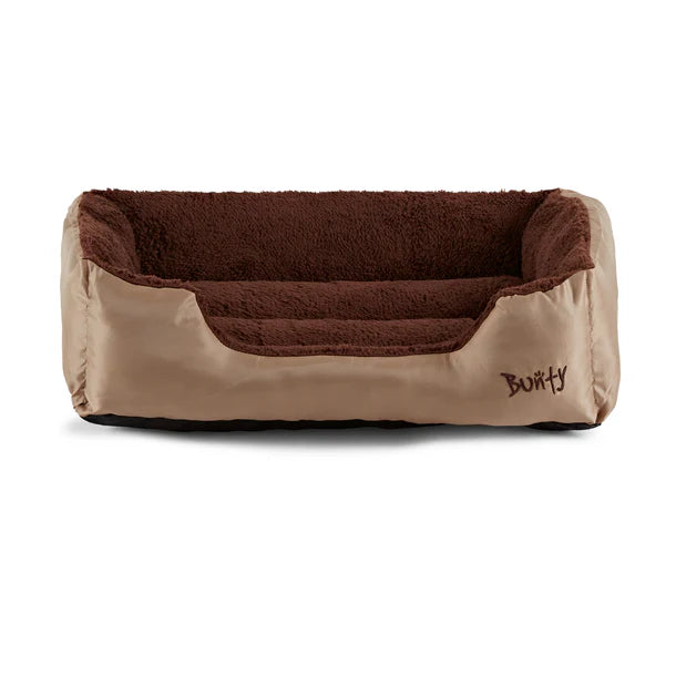 Bunty Fleece deluxe dog bed medium cream