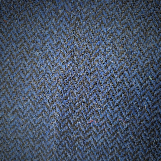 Harris tweed midnight blue
