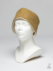 Harris Tweed Ladies Headband Mustard Twill