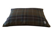 Dog Fabric Cushion bed Pembroke Check