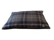 Fabric Dog Cushion bed St Ives Check