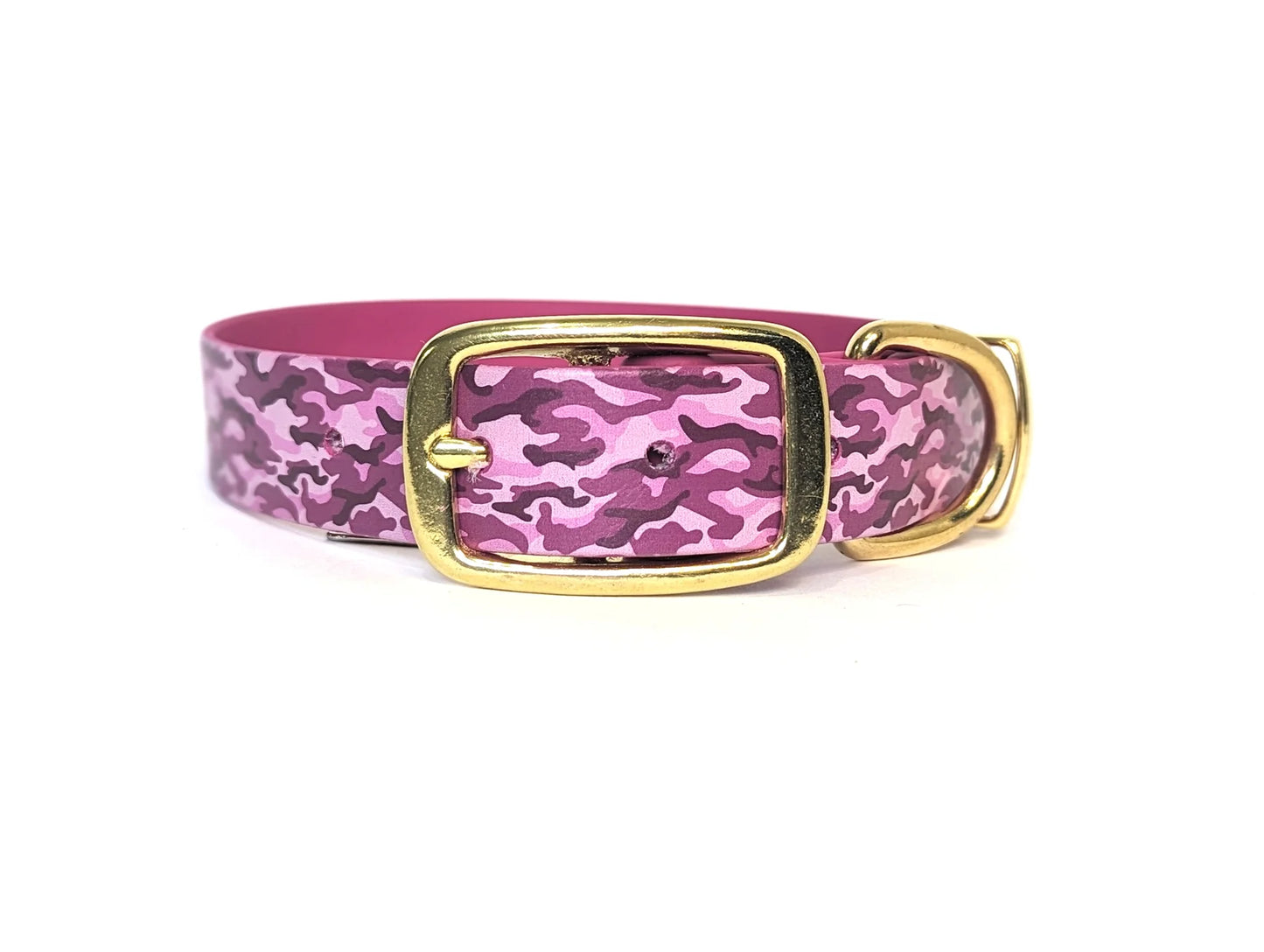 Pink Camouflage Dog collar