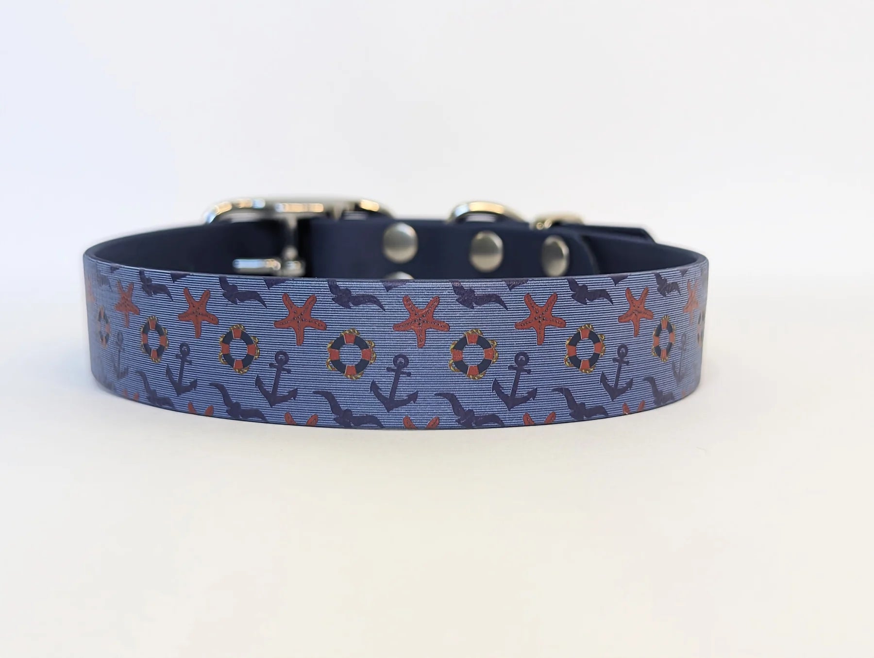 Waterproof blue anchor collar