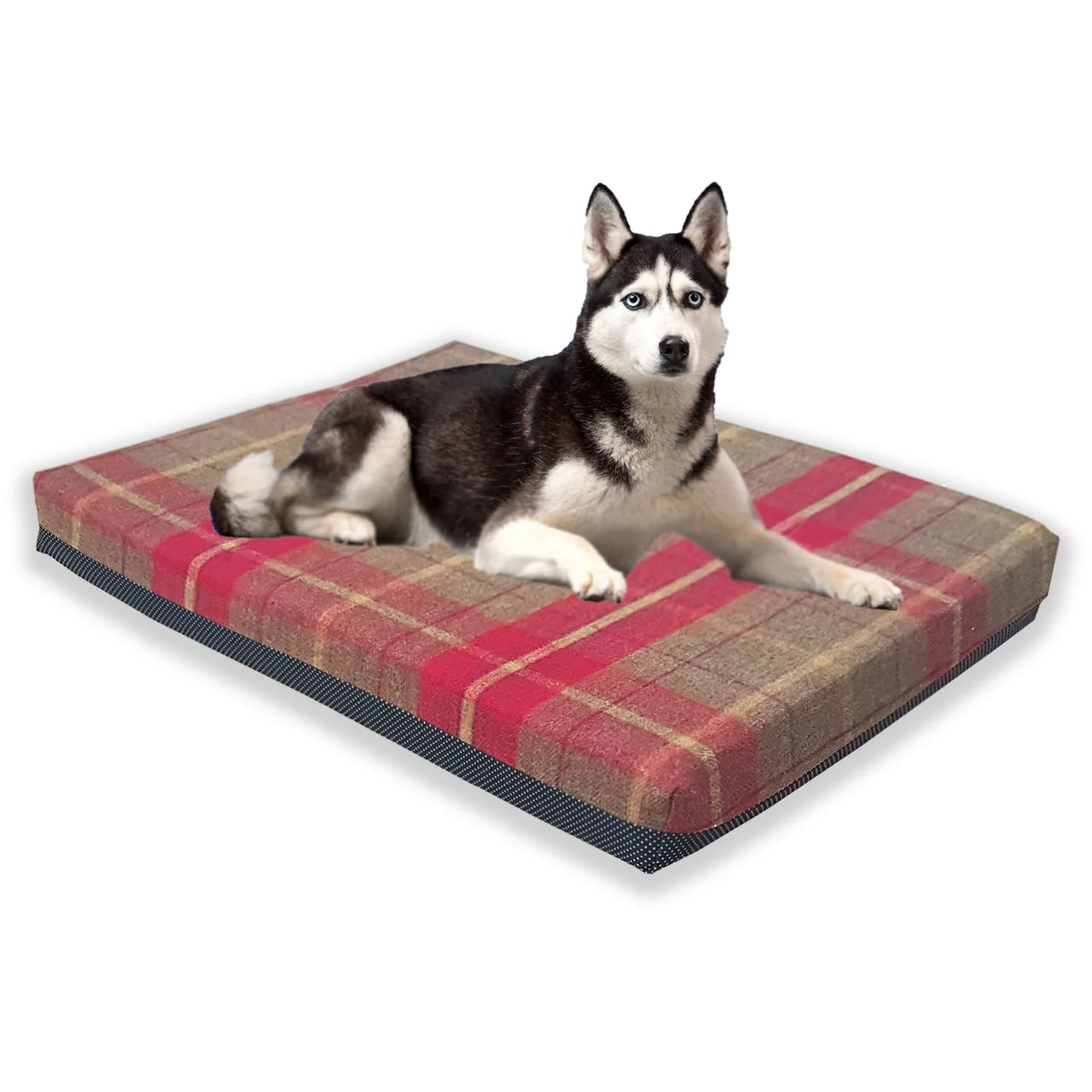 XXL Tartan Dog Mattress Bed Pembroke