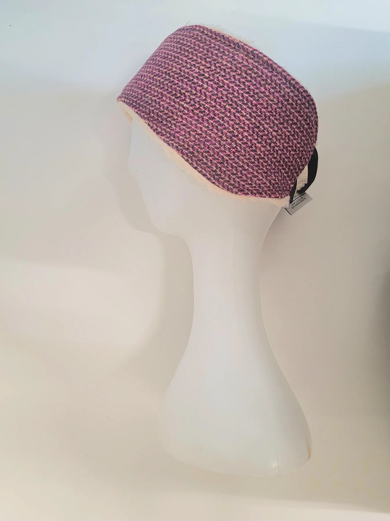 Harris Tweed  Ladies Headband Pink Paradise