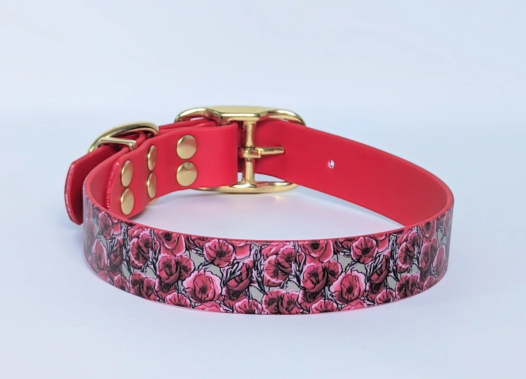 Poppy Printed waterproof dog collar