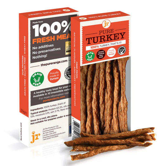 JR Pure Turkey Sticks for Dogs | 100% Natural Grain-Free Hypoallergenic Dog Treats