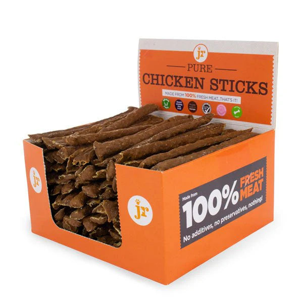JR Pure Chicken Sticks for Dogs | 100% Natural Grain-Free High Protein Dog Treats 1kg box