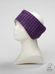 Harris Tweed Ladies Headband Purple Dream