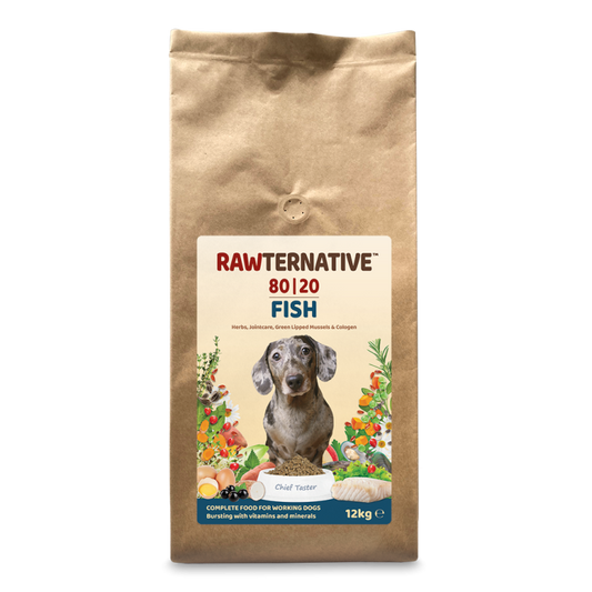 80/20 Raw Alternative Dog Food, Fish -Trout – Grain, Gluten & Potato Free
