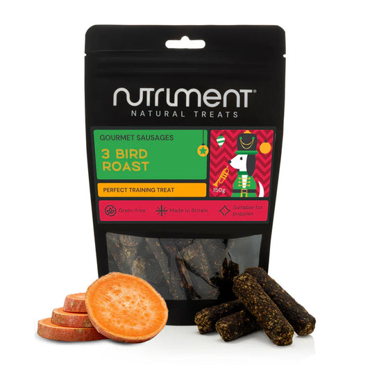 3 Bird Roast Gourmet Sausages Dog Treats