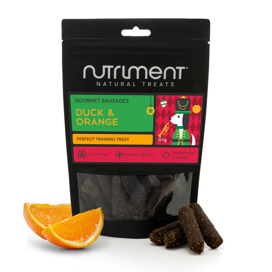 Duck & Orange Gourmet Christmas Sausages Dog Treats