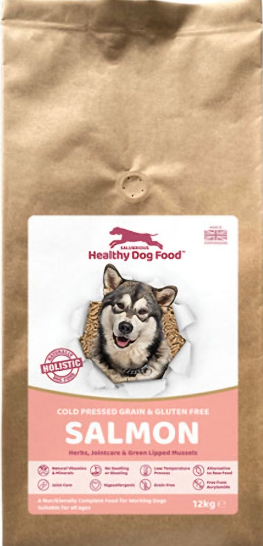 Salmon cold pressed dog food 12kg