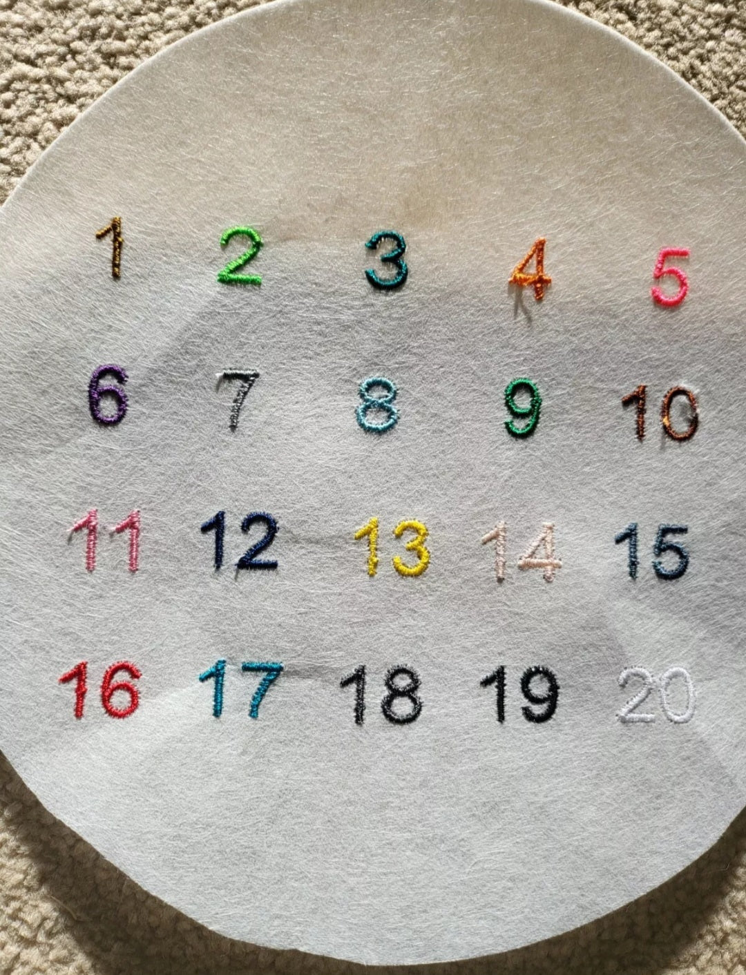 Personalised Dog Bed Embroidered Cotton Colours