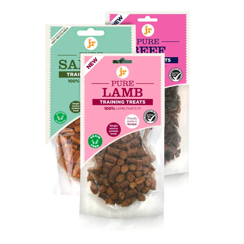 100% Pure Natural Training Treats Lamb, Salmon & Beef