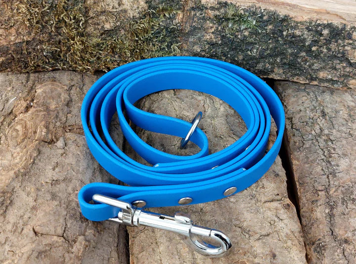 waterproof dog leads uk made Sky Blue