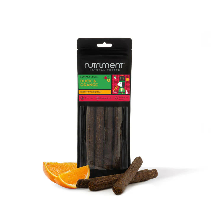 Gourmet Christmas Long Sausage For Dogs Duck & Orange