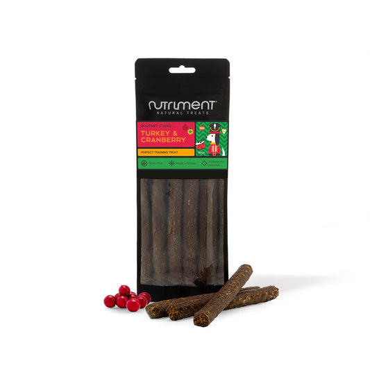 Gourmet Christmas Long Sausage For Dogs Turkey & Cranberry