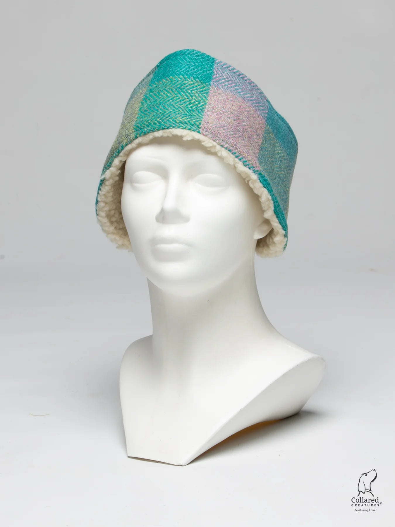 Harris Tweed ladies headband Summer Herringbone