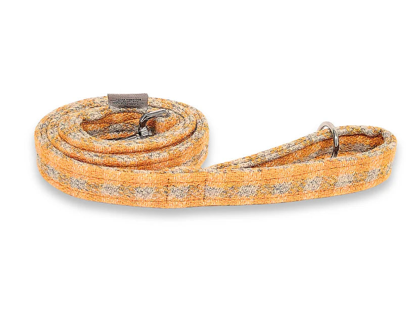 Harris Tweed Sunflower Check Lead