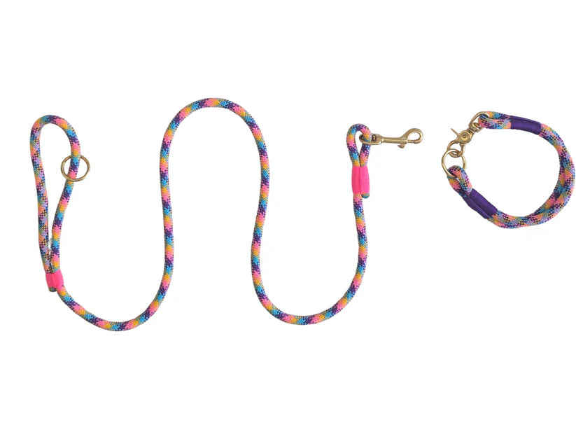 Dolomite rope collar and lead
