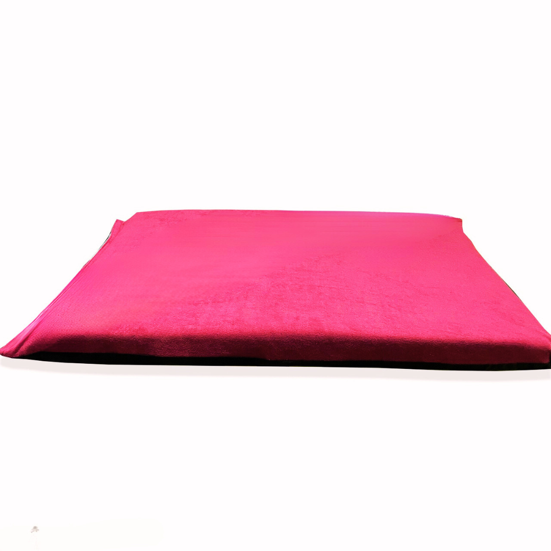 Pink non slip dog mattress