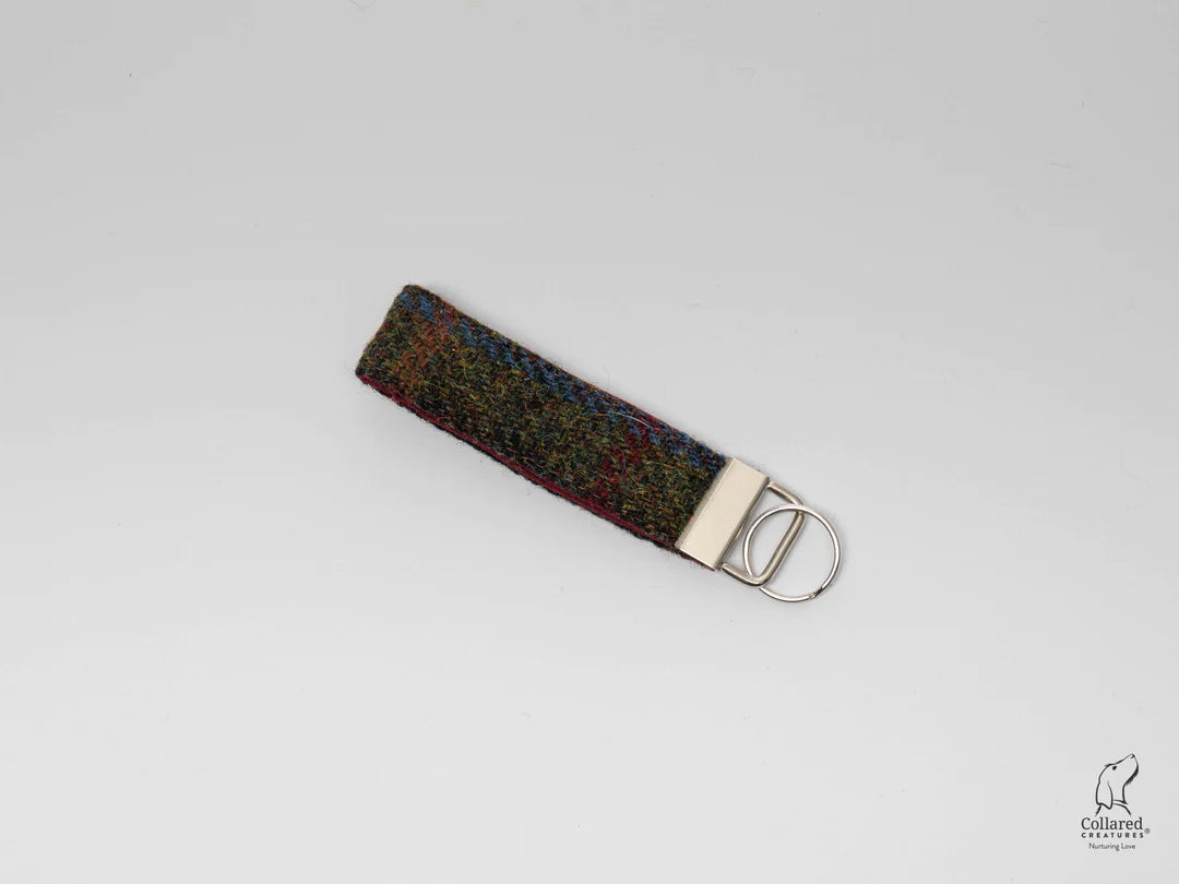 Harris Tweed Key ring Winter wonderland