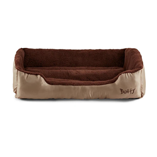 Bunty Fleece deluxe dog bed extra large cream