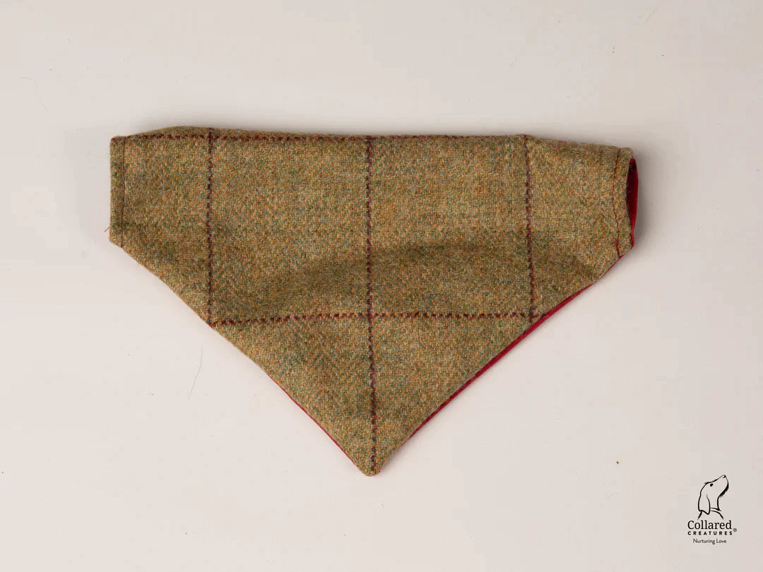 Yorkshire Tweed Luxury Dog Collar Bandana