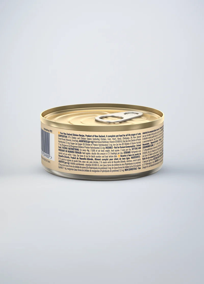 ZIWI Peak Wet Chicken Cat Food Label 85g 24 cans