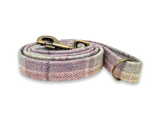Abraham Moon Kincraig Heather Luxury Dog Lead