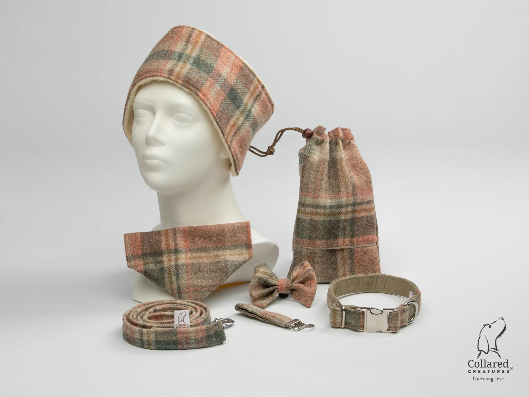 Abraham Moon Glen Coe Terracotta Check collection