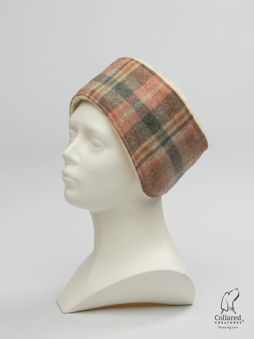 Abraham Moon Ladies Headband Glen Coe Terracotta