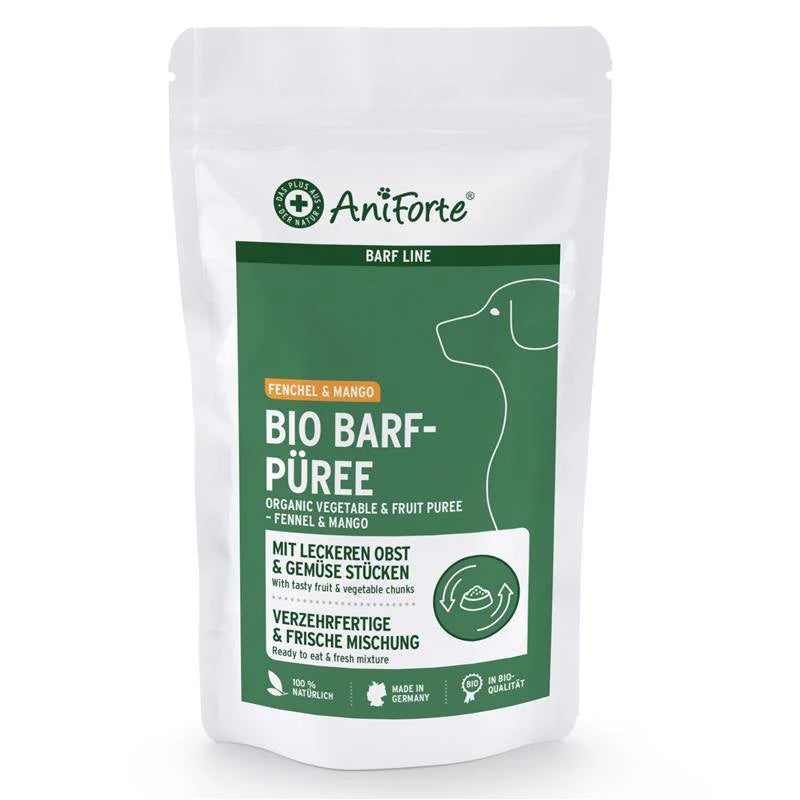 AniForte Organic Sweet Potato & Pear Puree for Dogs