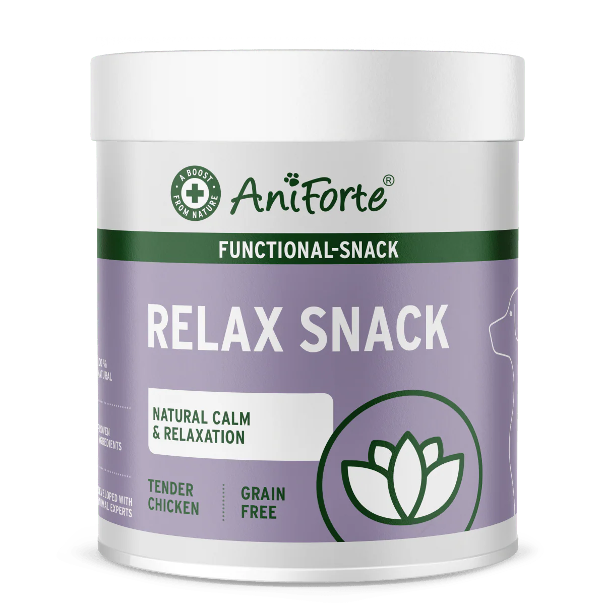 AniForte® Relax Snacks for Dogs | Natural Calming Treats for Stress & Anxiety