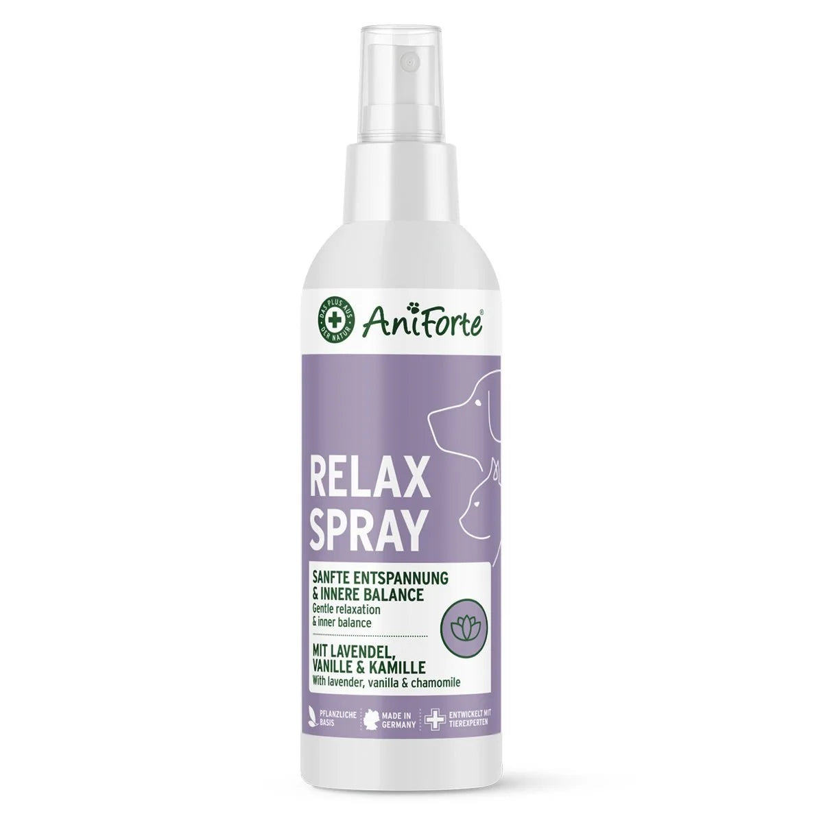 AniForte® Relax Spray for Dogs & Cats | Natural Calming Spray for Anxiety, Stress & Travel