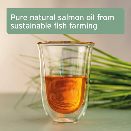 Premium Salmon oil for dogs, cats & horses