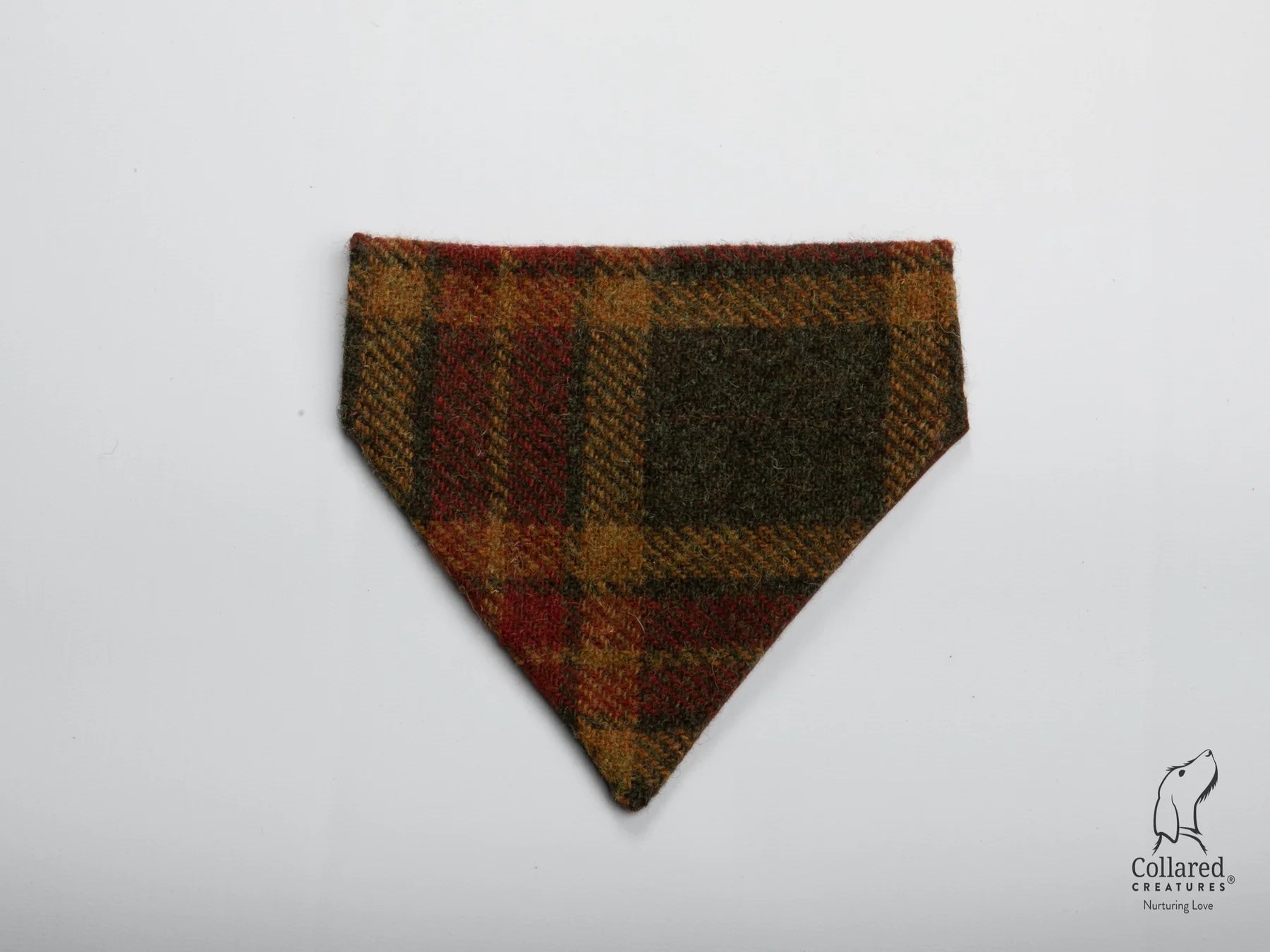 Harris tweed Dog Bandana Autumnal Check