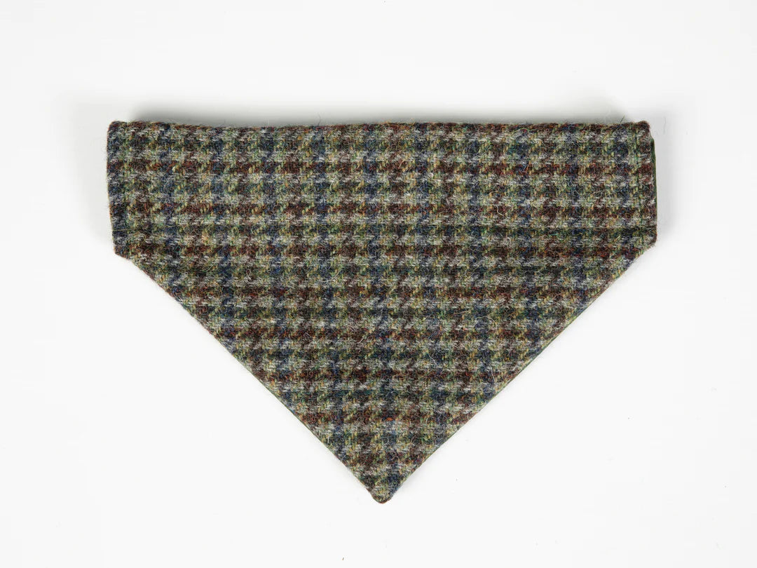 Harris Tweed Autumn Houndstooth bandana