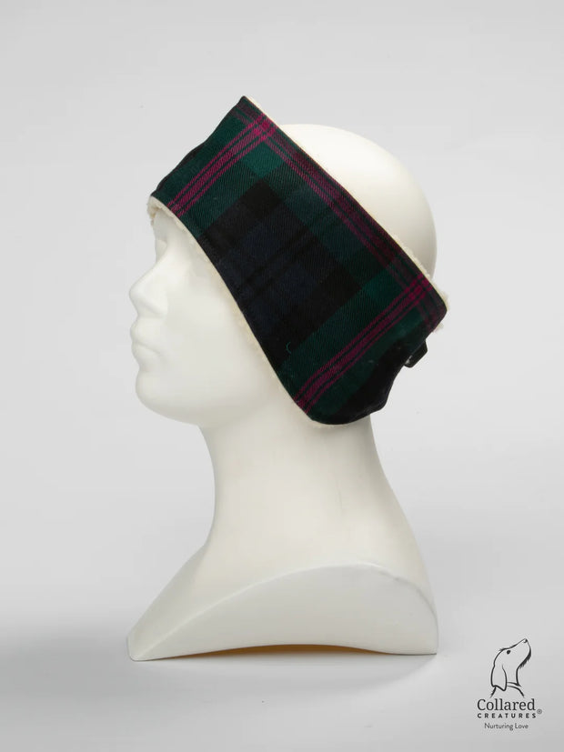 Harris Tweed ladies headband baird modern tartan