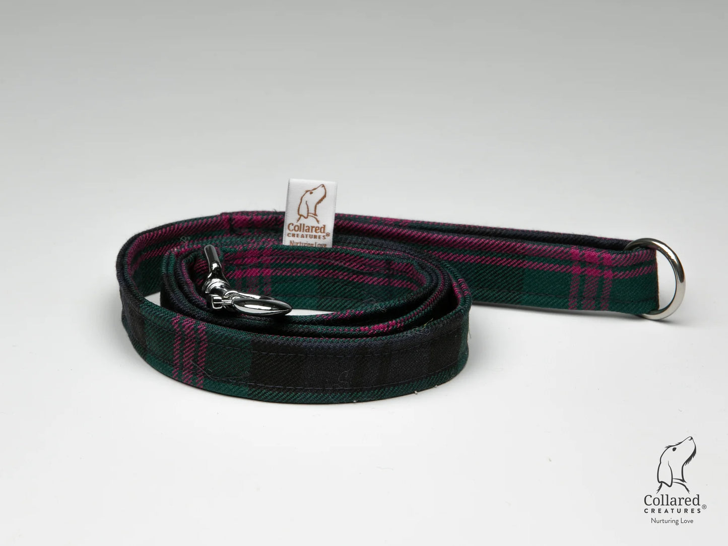 Harris tweed Dog Lead Baird Modern