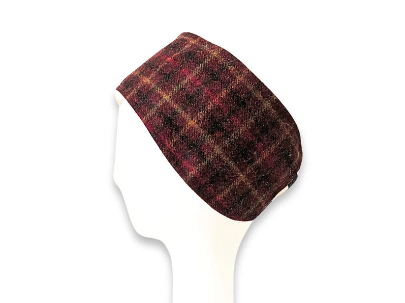 Balmoral Claret Abraham Moon Ladies Tweed Headband
