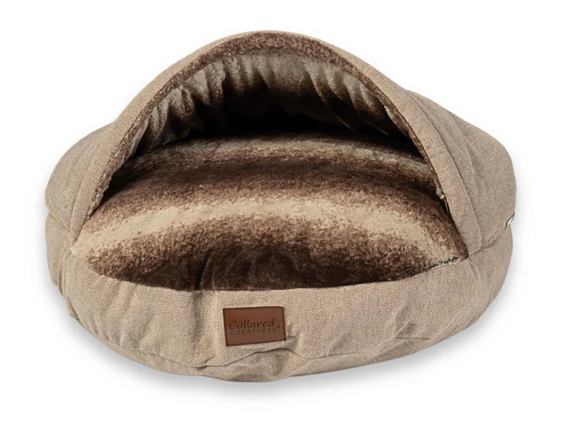 Beige Cave Bed