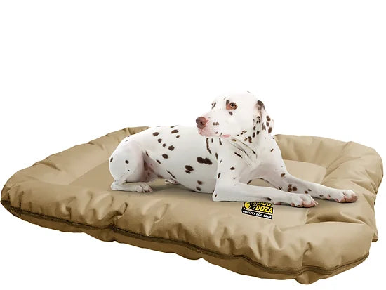 Waterproof Luxury Dog bed beige bolster mat