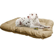 Waterproof Luxury Dog bed beige bolster mat