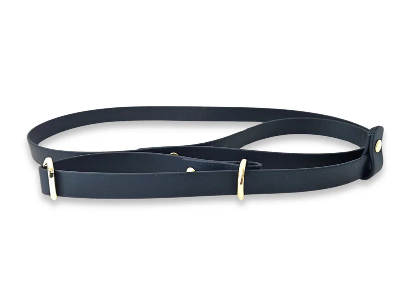 Waterproof Biothane Slip Lead Black