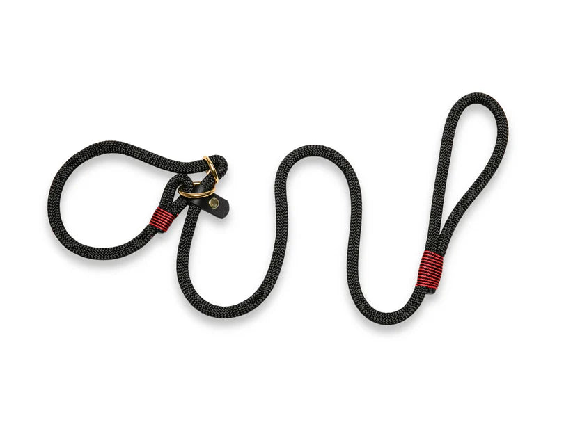 Black rope slip lead
