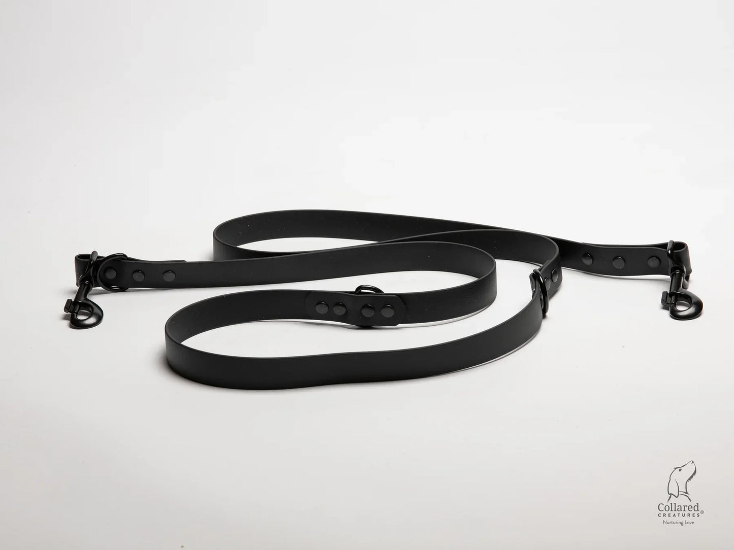 waterproof Training dog leads UK made Black