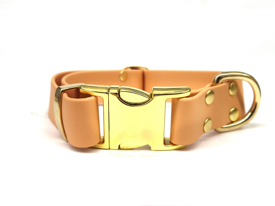 Copper Waterproof Dog Collar metal clasp