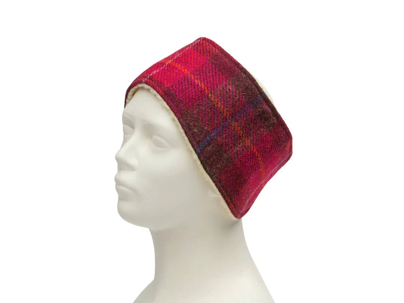 Harris Tweed Deep Fuchsia ladies Headband